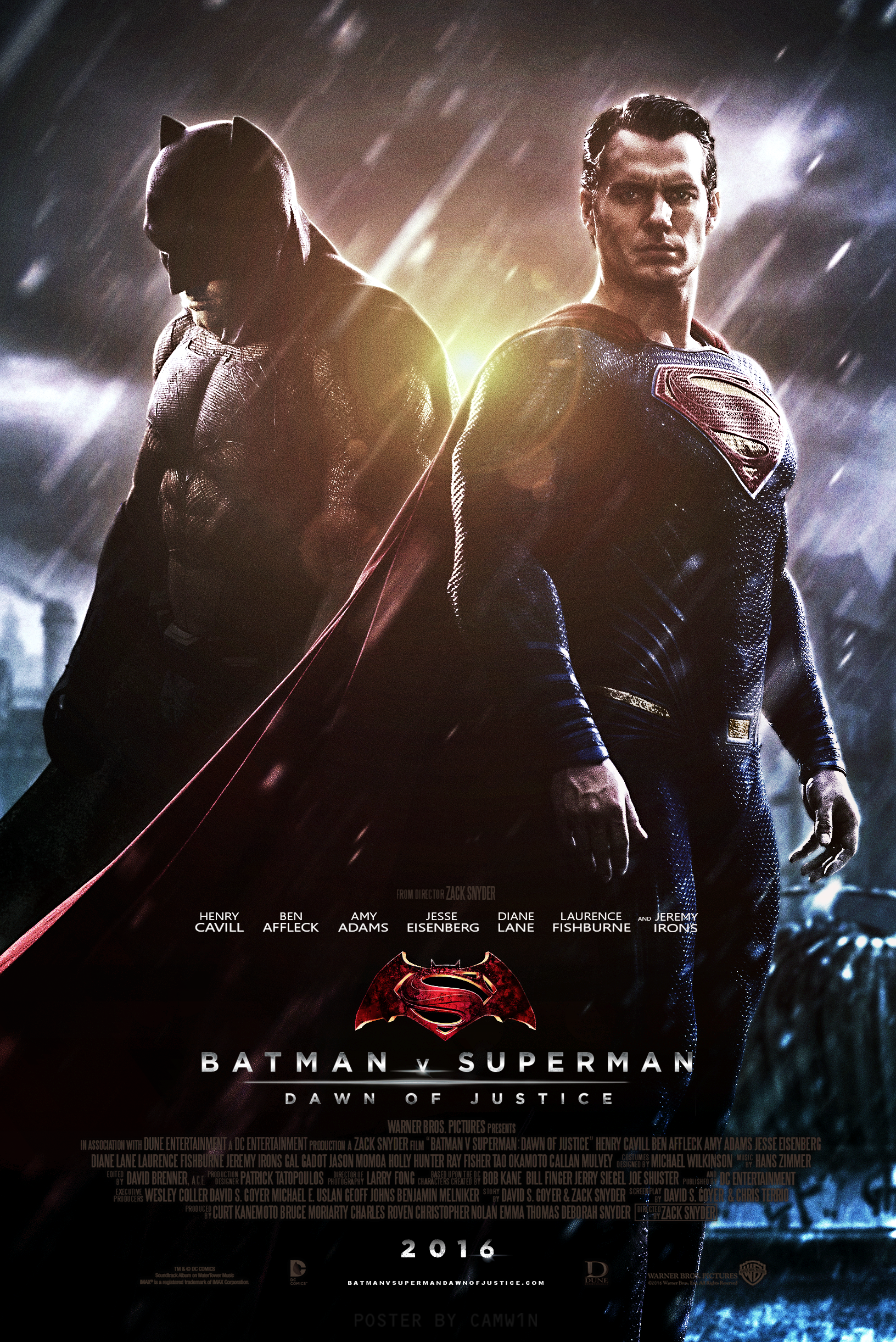 Batman vs Superman movie poster