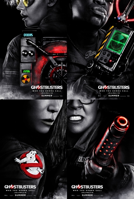 Ghostbusters - Four Busters - 2016 movie poster