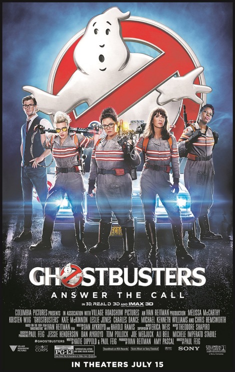 Ghostbusters 2016 movie posters