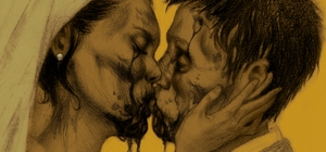 Zombies kissing